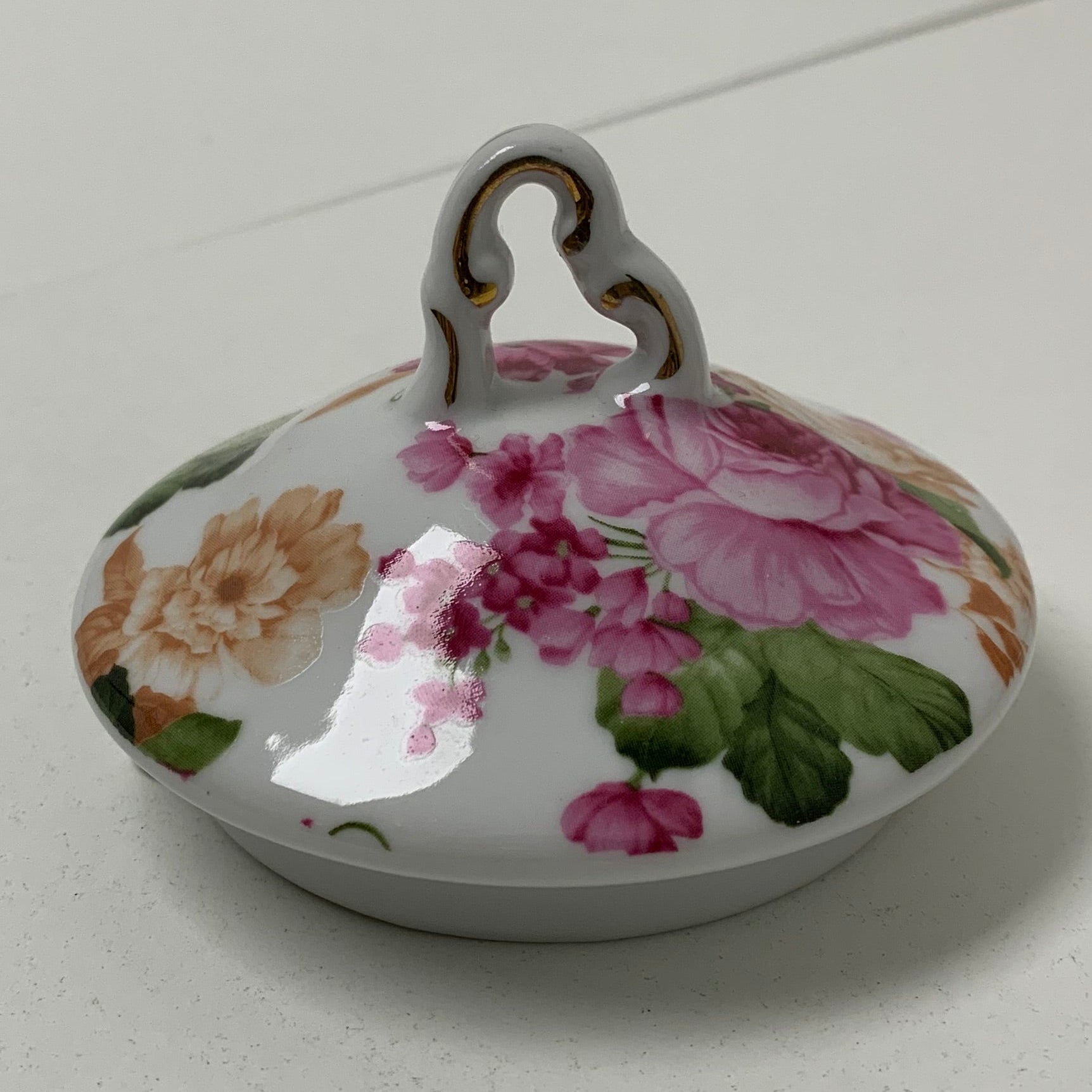 Royal Danube Pink Rose Chintz Porcelain Teapot