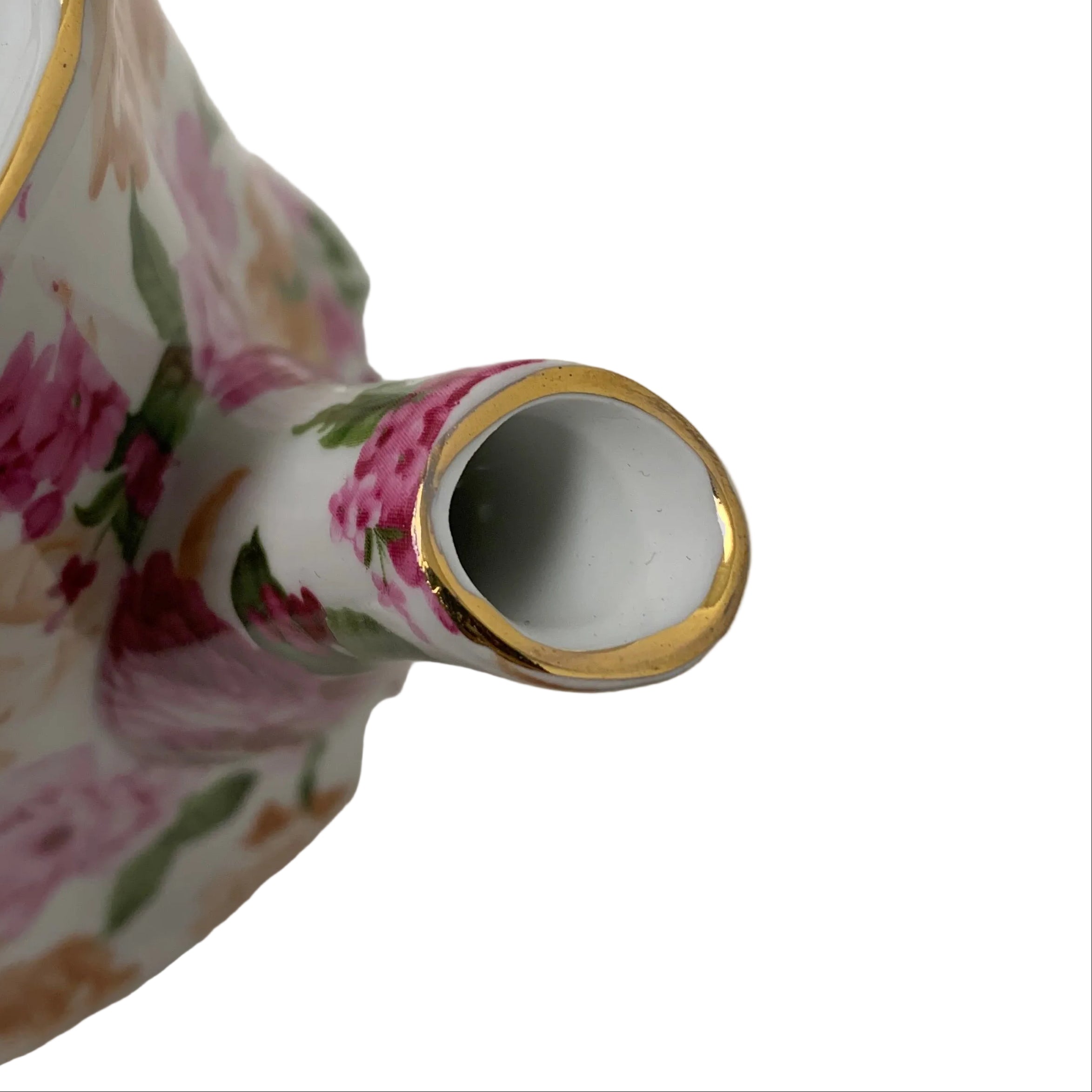 Royal Danube Pink Rose Chintz Porcelain Teapot