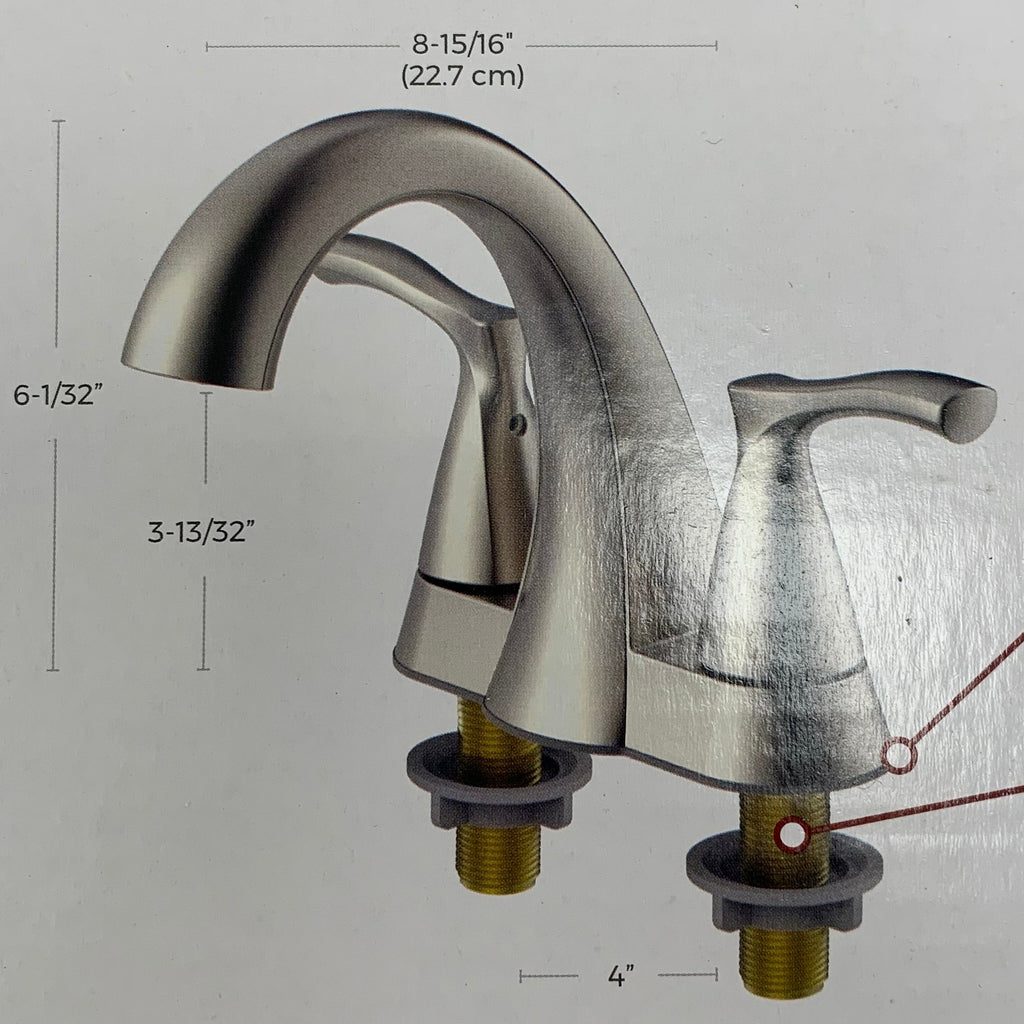 Pfister Masey Mid-Arc Bathroom Faucet - Brushed Nickel