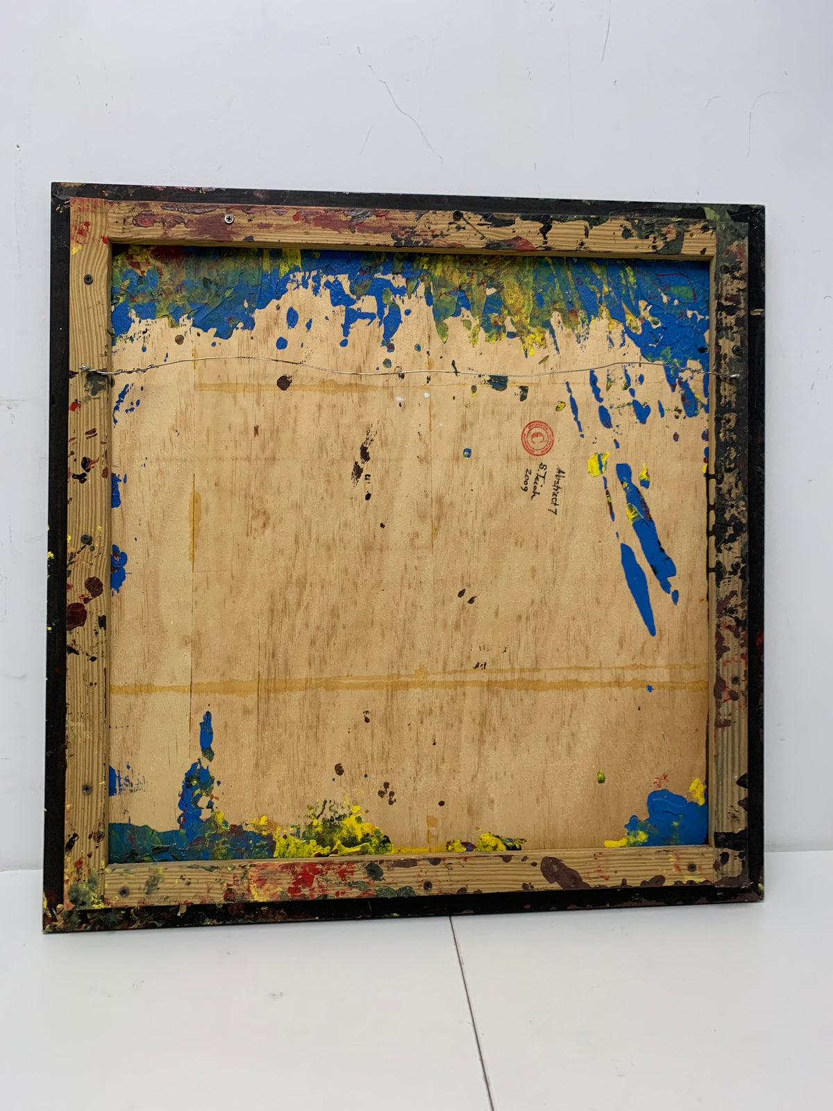 Stan Teich Black Abstract 7 Painting - 2009