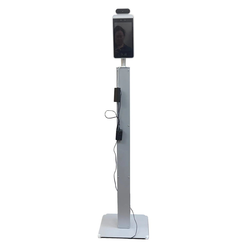 Floor Stand Body Temperature and Facial Recognition Access Control Kiosk