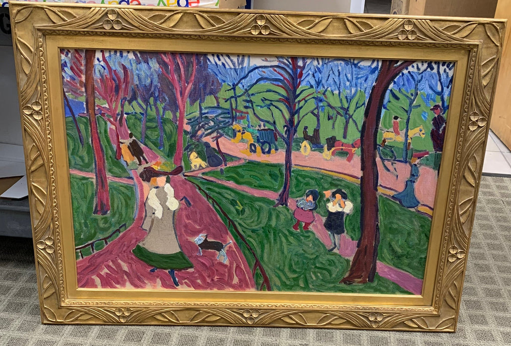 Reproduction of the 1906 Painting Hyde Park