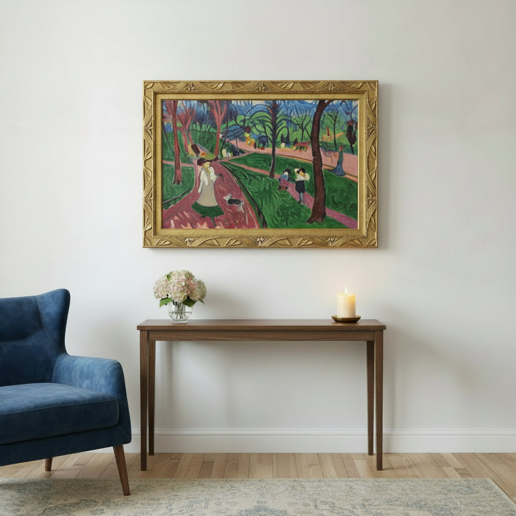 Reproduction of the 1906 Painting Hyde Park