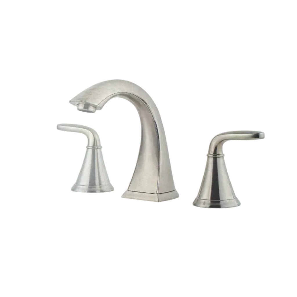 Pfister Pasadena Widespread Faucet with Push & Seal Drain - Brushed Nickel (LF-040-PDKK)
