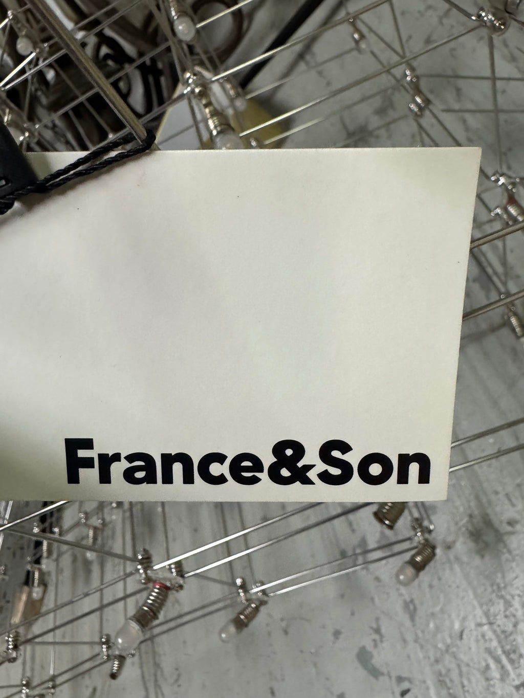Wire Frame Light Fixture