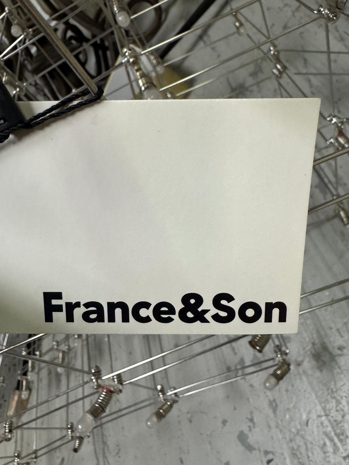 Wire Frame Light Fixture