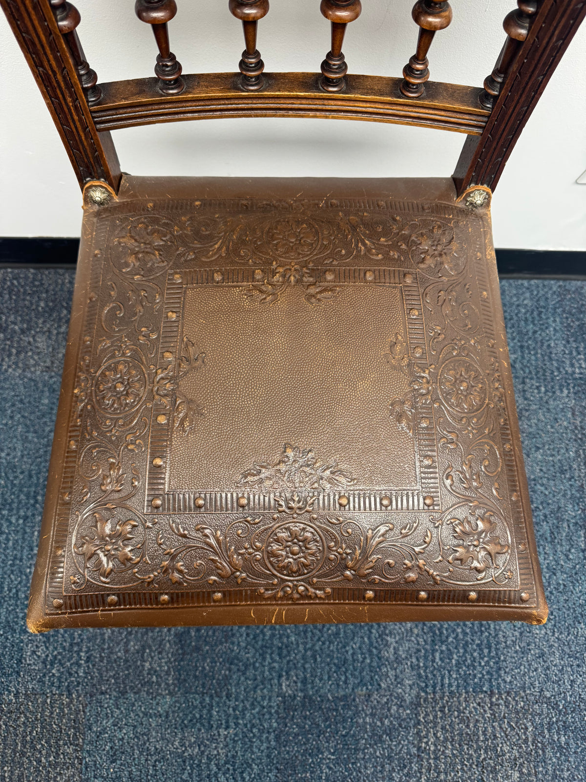 Antique 19th-Century French Henri II Style Dining Chairs - Set of 6