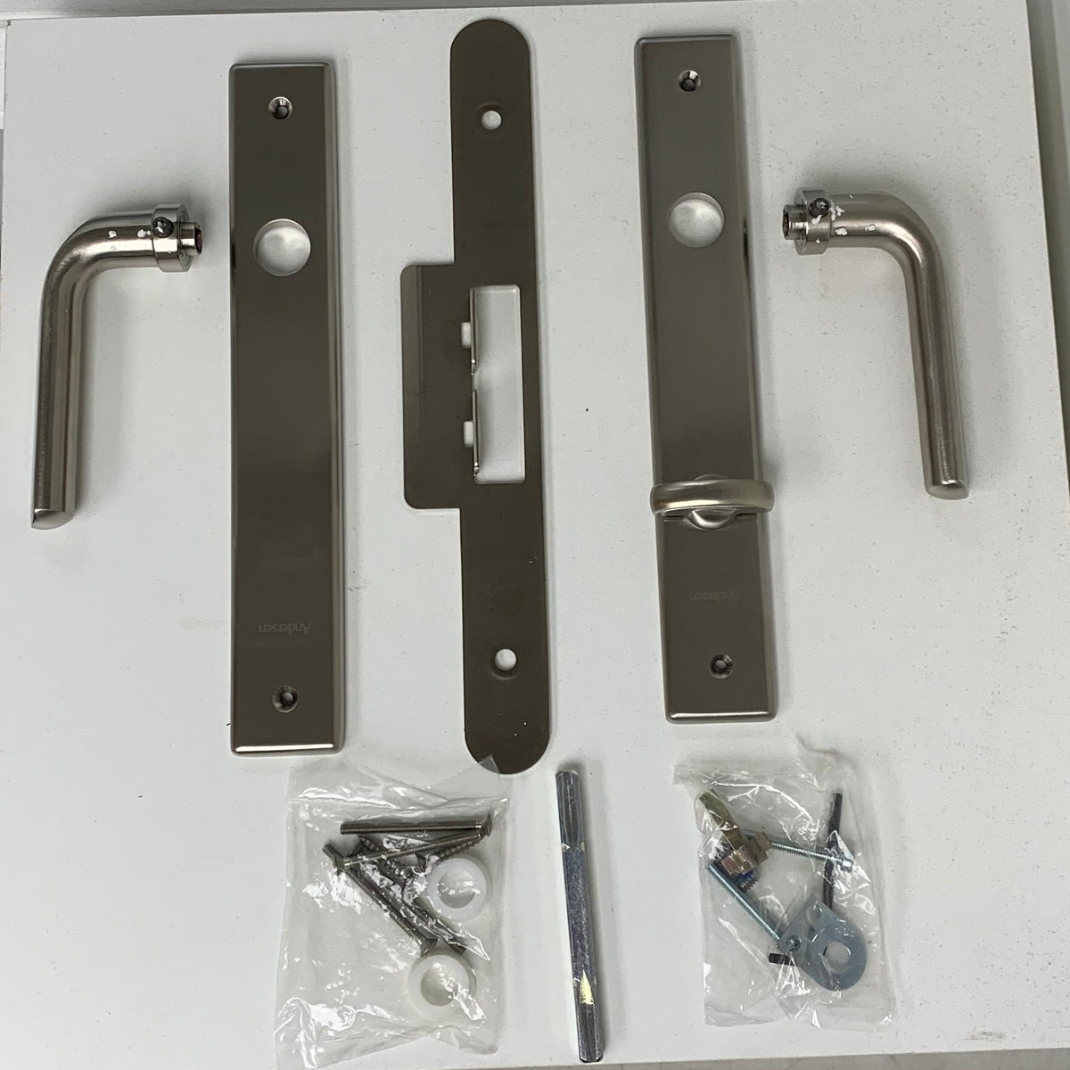 Andersen Anvers Style (Double Active) Half Kit Interior Hardware Set - Satin Nickel (A2572693)