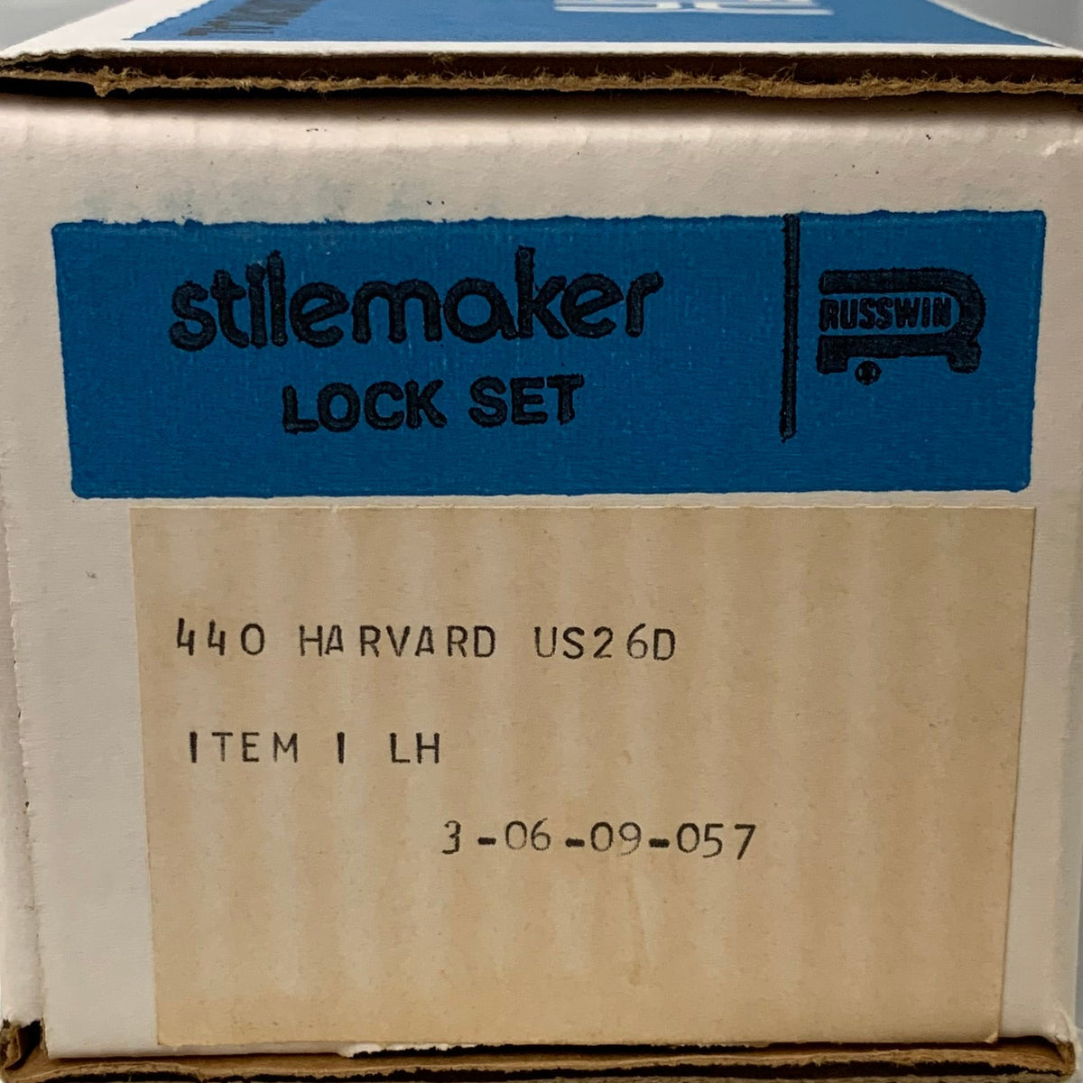 Russwin Stilemaker Lock Set 440 Harvard Left-Hand - Satin Chrome