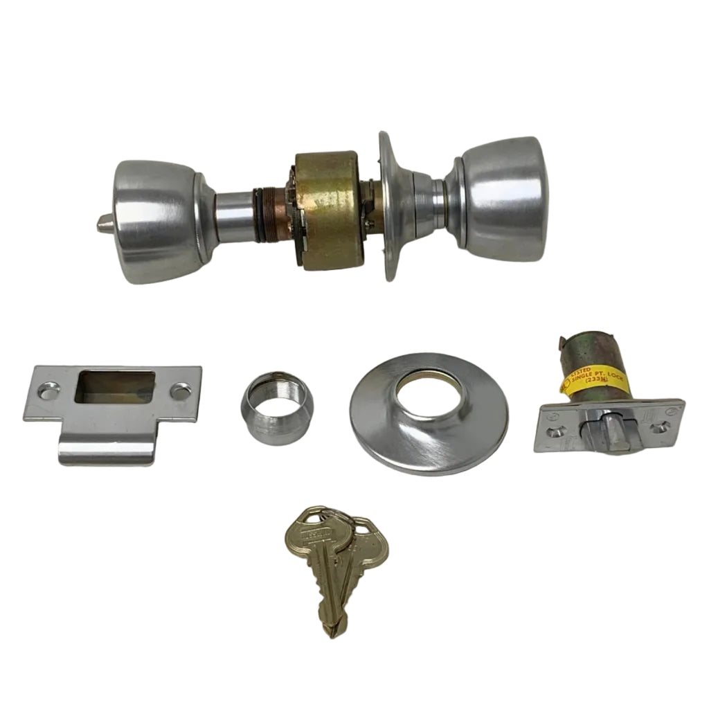 Russwin Stilemaker Lock Set 440 Colton Left-Hand - Satin Chrome