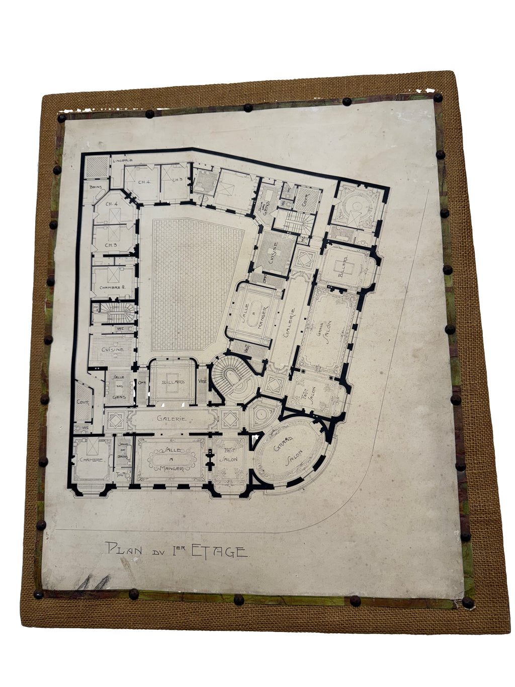 Rustic Vintage Blueprint