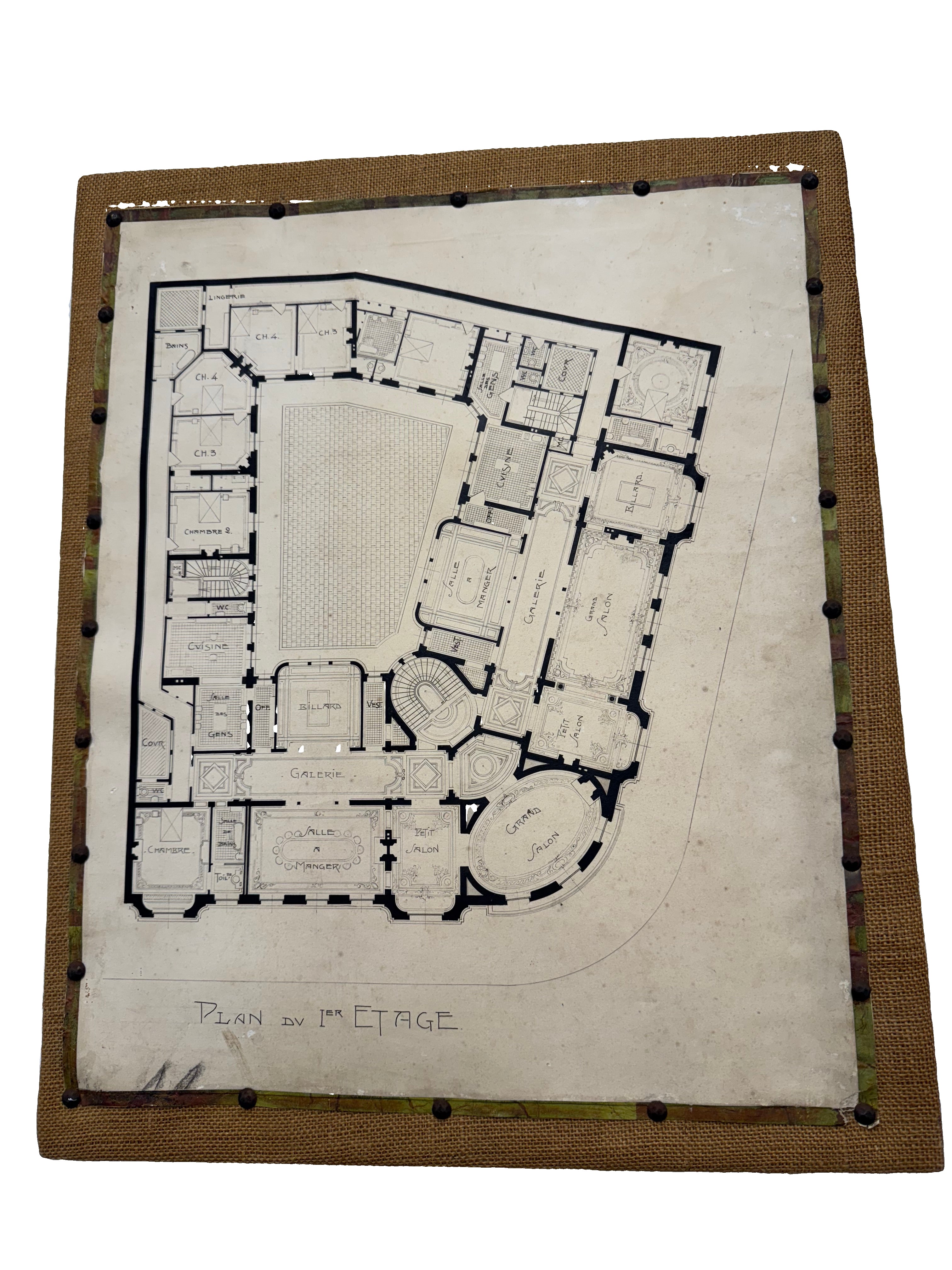 Rustic Vintage Blueprint