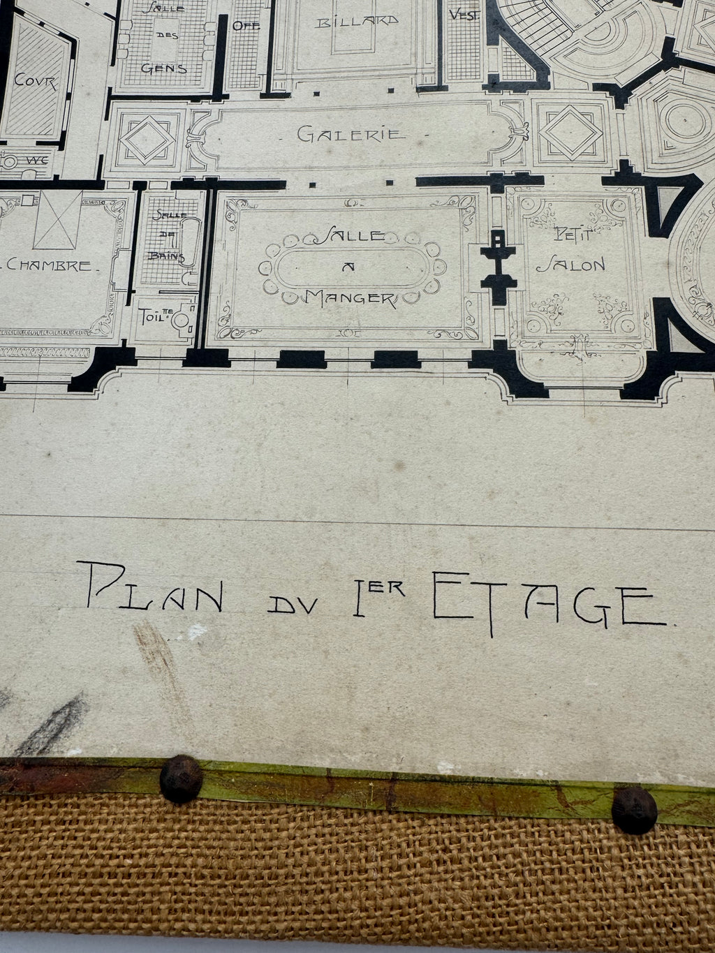 Rustic Vintage Blueprint