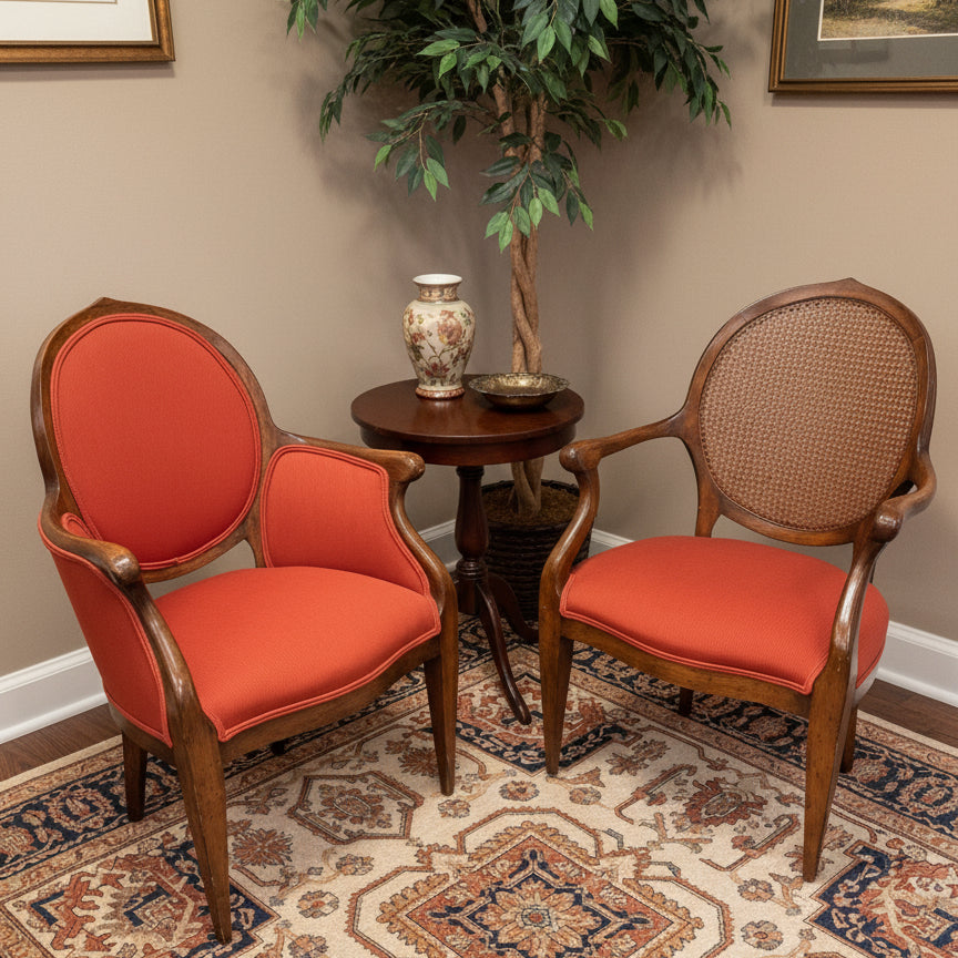 A Pair of Vintage Armchairs