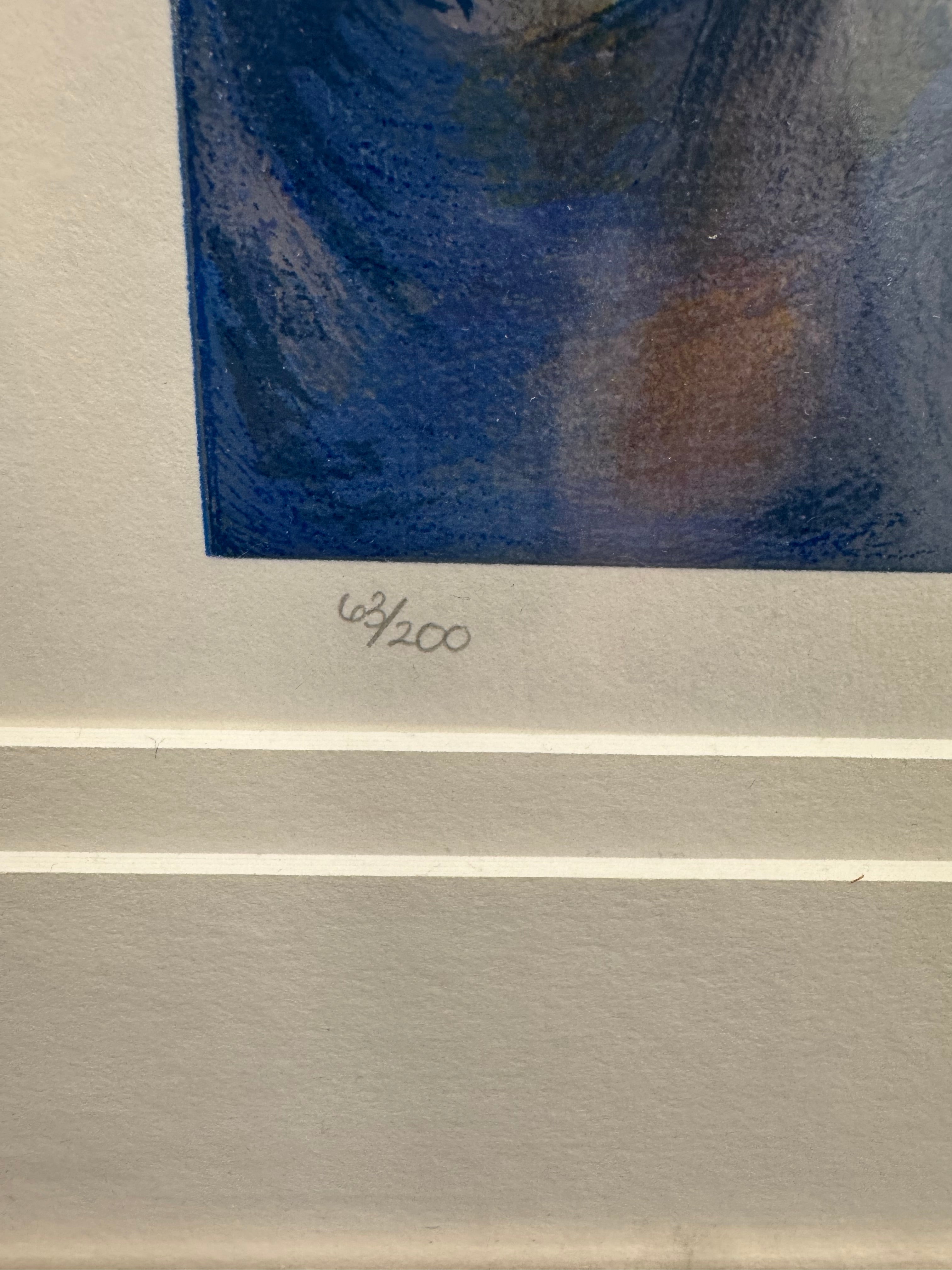 "Menorca" Original Limited-Edition Serigraph on Paper by Manel Anoro