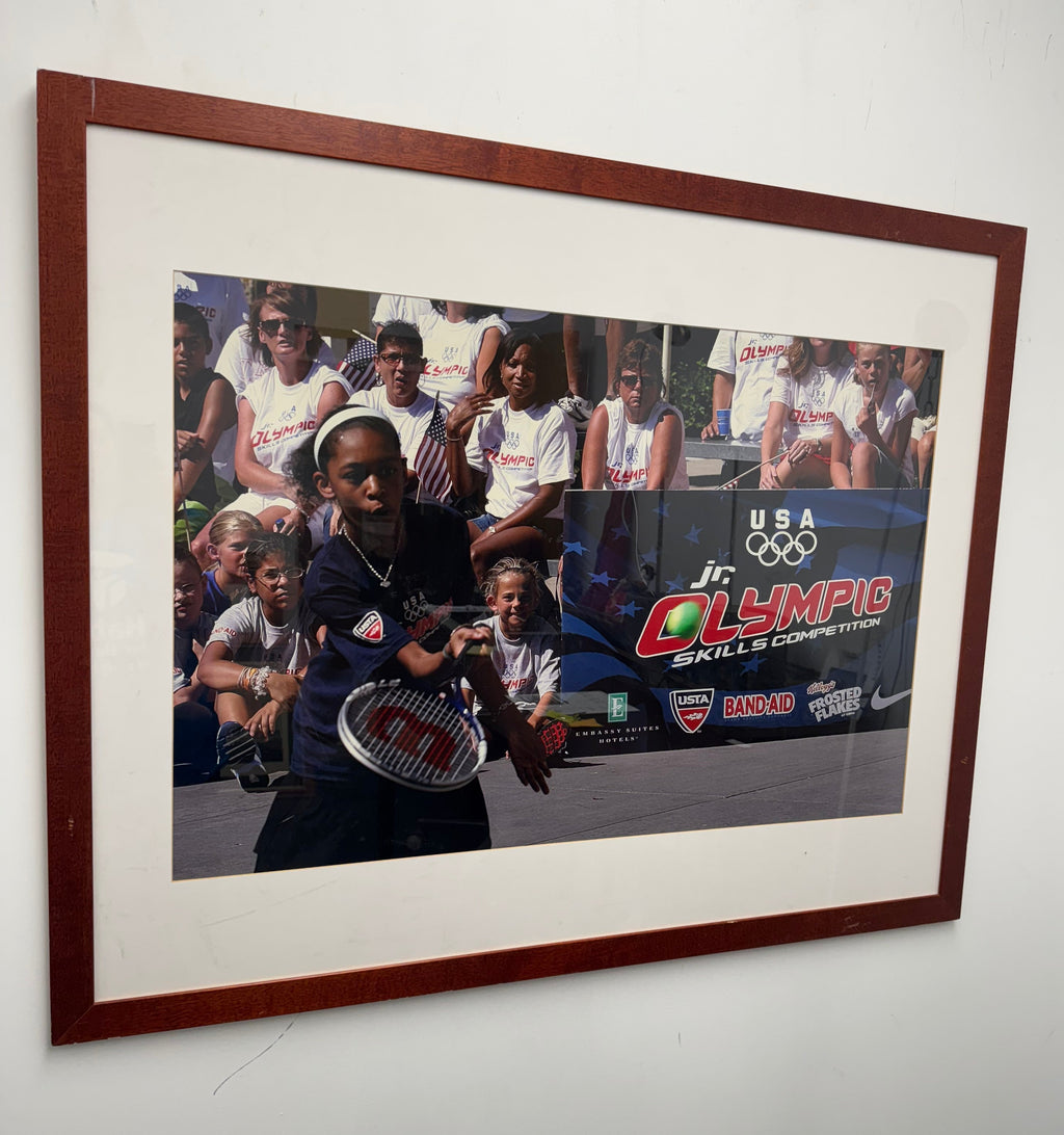 Large Framed and Matted Photo of the Jr. Olympic Skills Competition