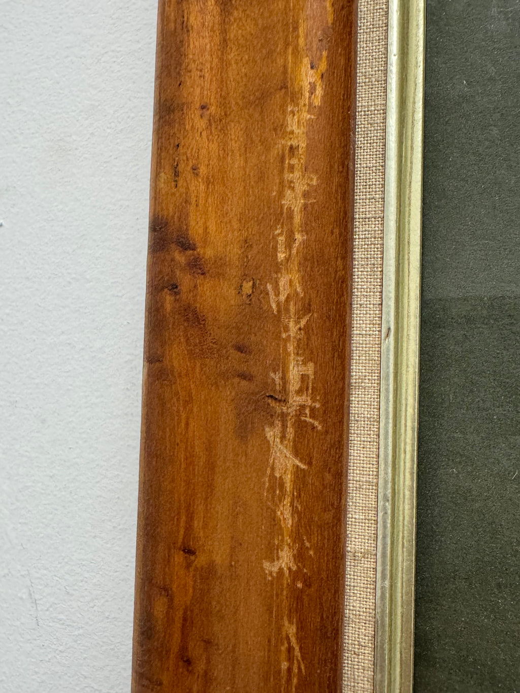 Framed and Matted Print "Juliana of Gloucester" Cap. Abraham Williams