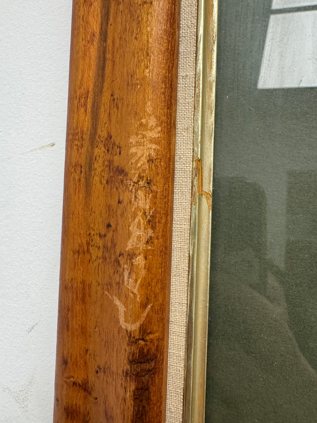 Framed and Matted Print of the painting by James Ward of "Vivid and Waterwitch, Off Orfordness in a Breeze"