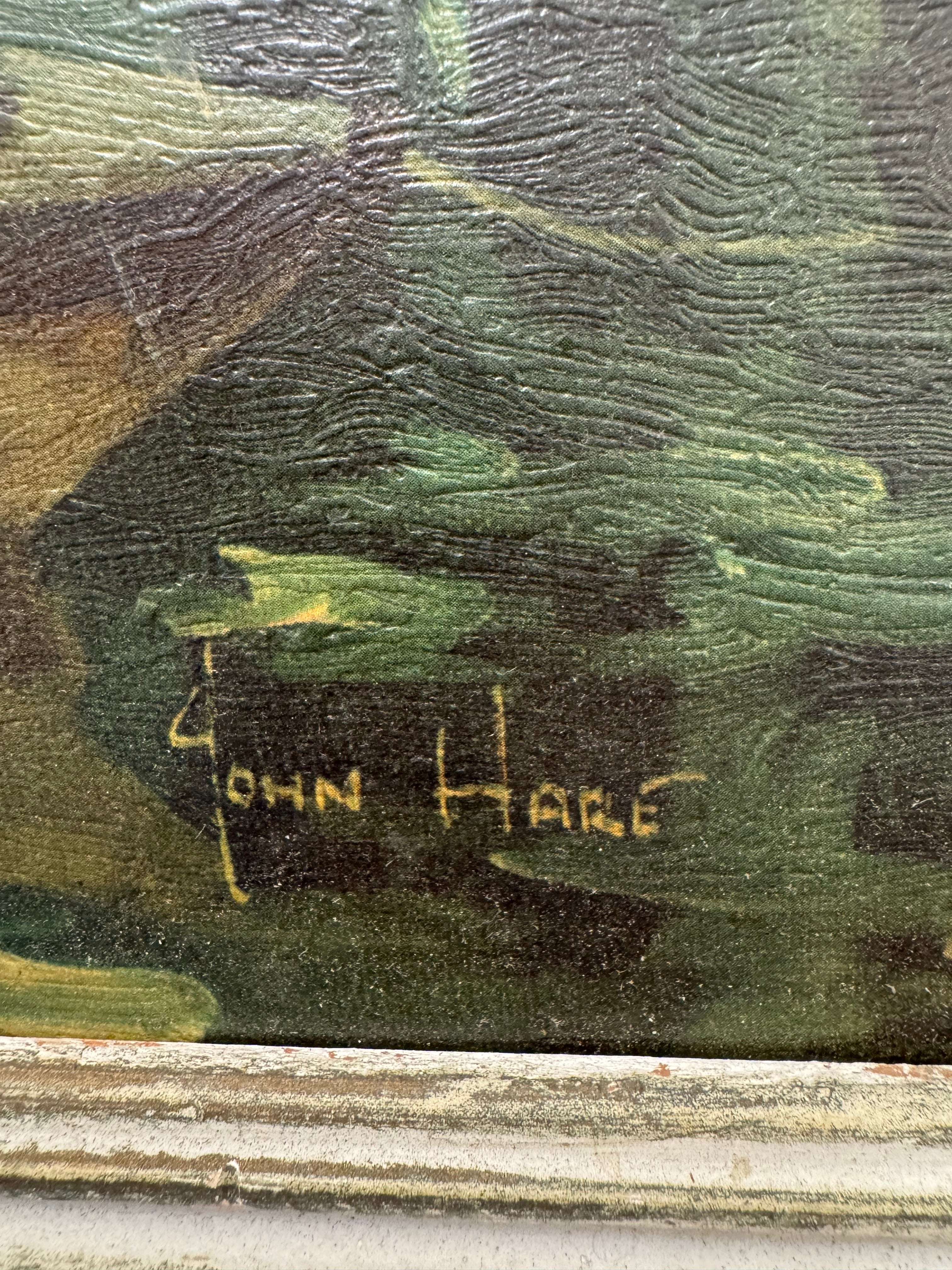 Framed Reproduction of " In Gloucester Harbor" by John C. Hare