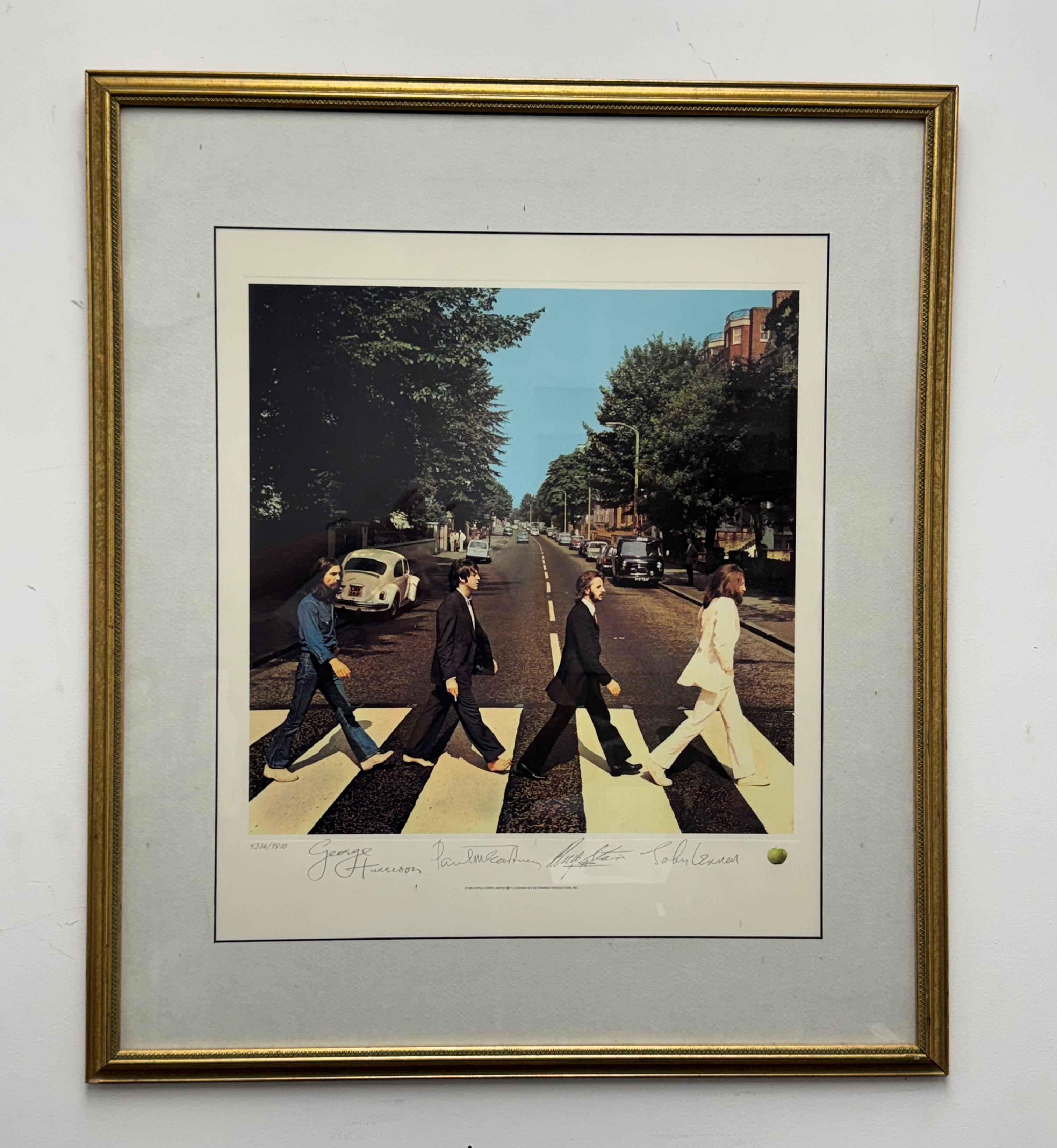The Beatles "Abbey Road" Limited Edition Lithographic Print, 1993