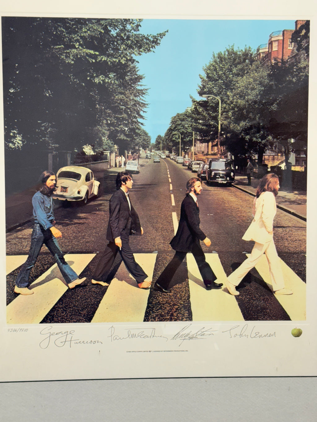 The Beatles "Abbey Road" Limited Edition Lithographic Print, 1993