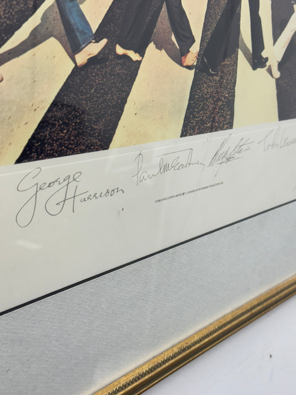 The Beatles "Abbey Road" Limited Edition Lithographic Print, 1993