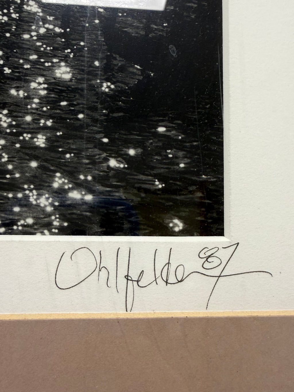 Framed Photograph of Canal Grande, Venice by Eric Uhlfelder, Signed