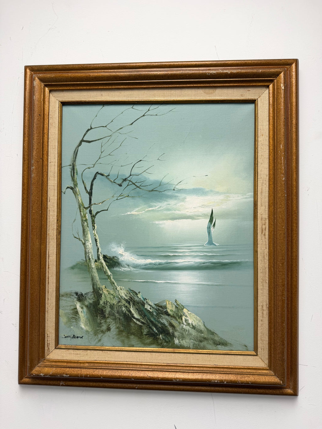 Seascape Painting by Jerry Easter, Signed
