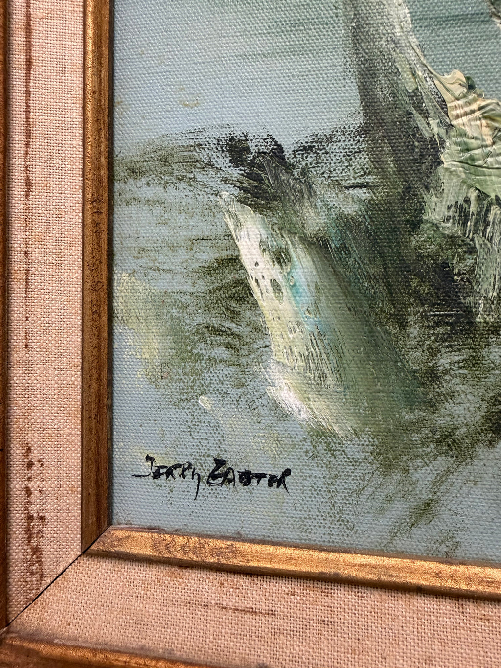 Seascape Painting by Jerry Easter, Signed