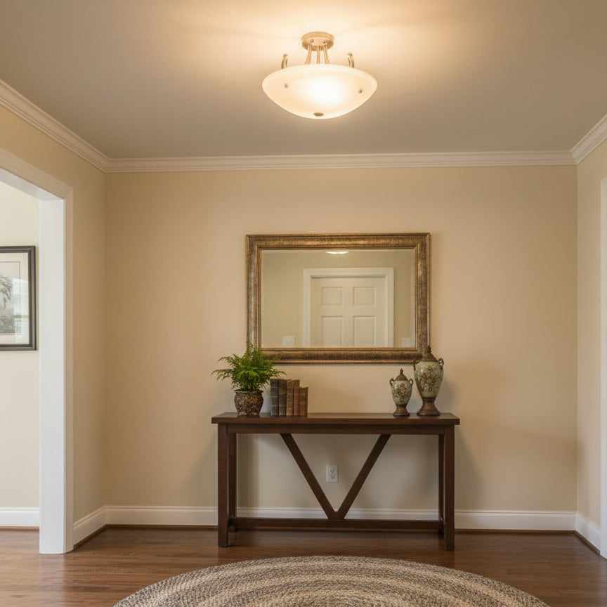 Tempest Semi-Flush Light Fixture by Sun Set