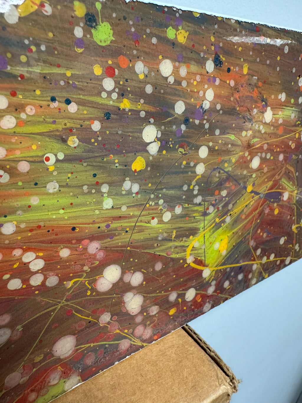 "Narrow 2 Small" Abstract Signed Painting by Daniel Hanifan