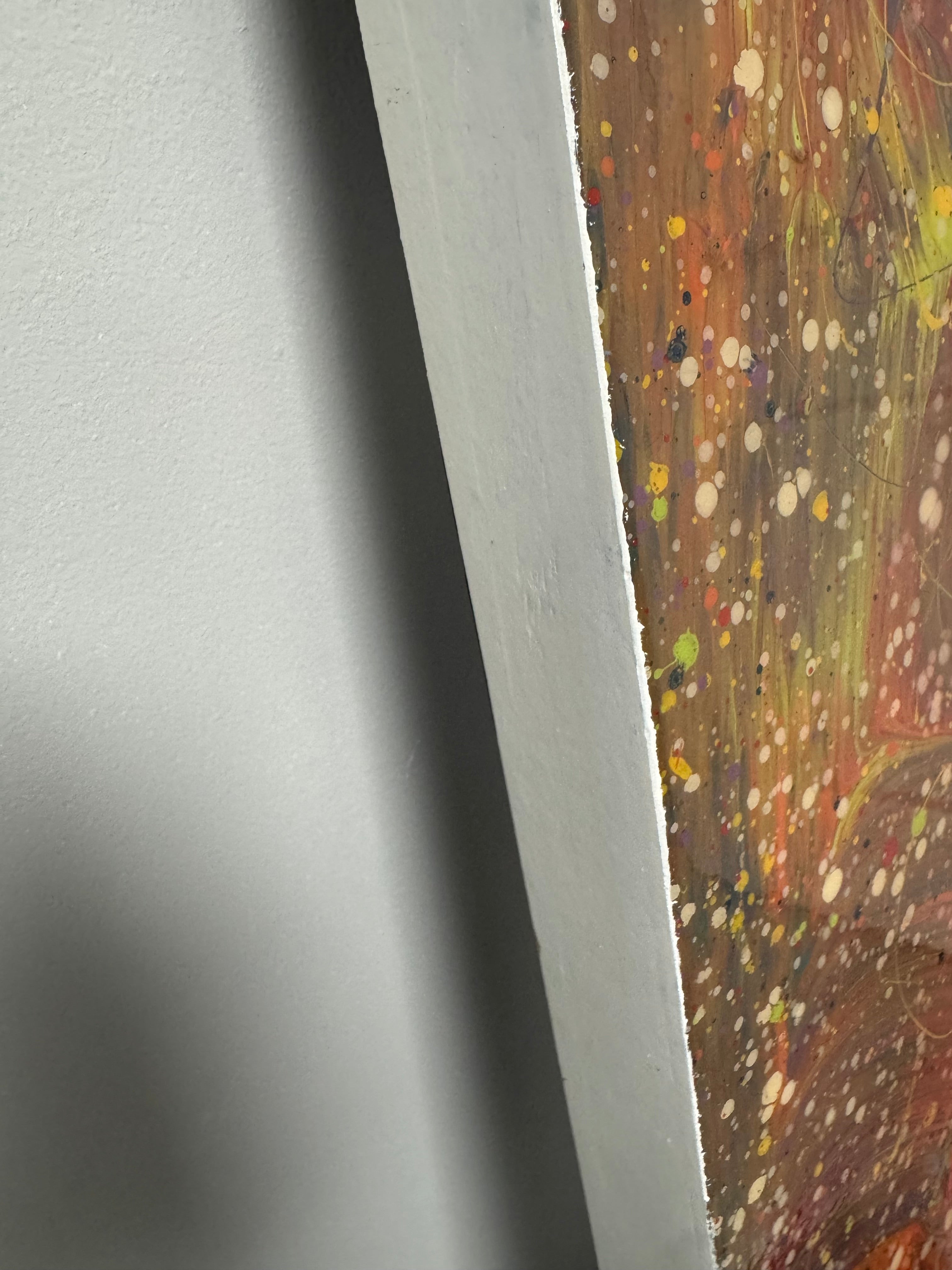 "Narrow 2 Small" Abstract Signed Painting by Daniel Hanifan