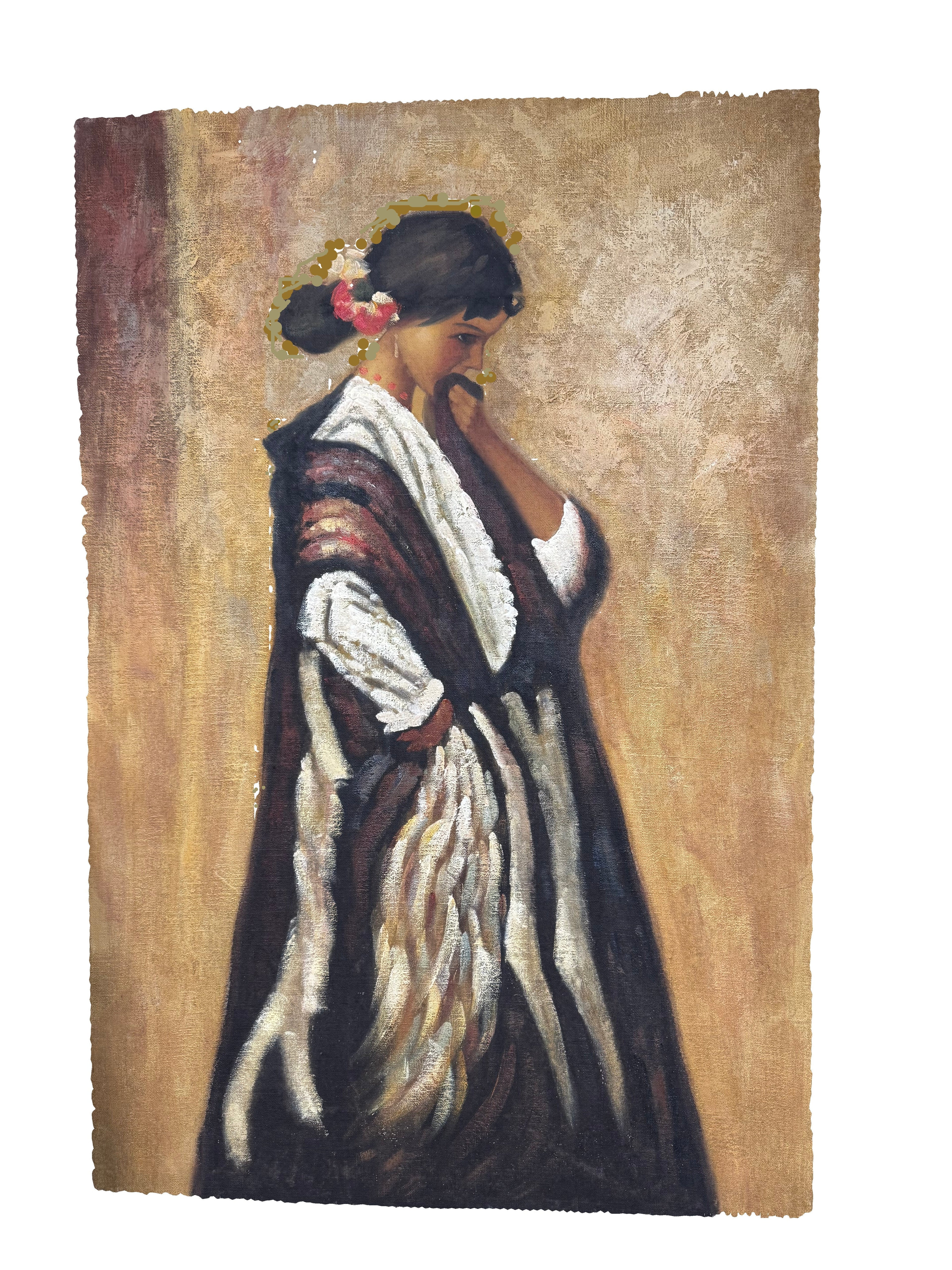 Large Frameless "Serenity" by Uttermost, from the Grace Feyock Collection