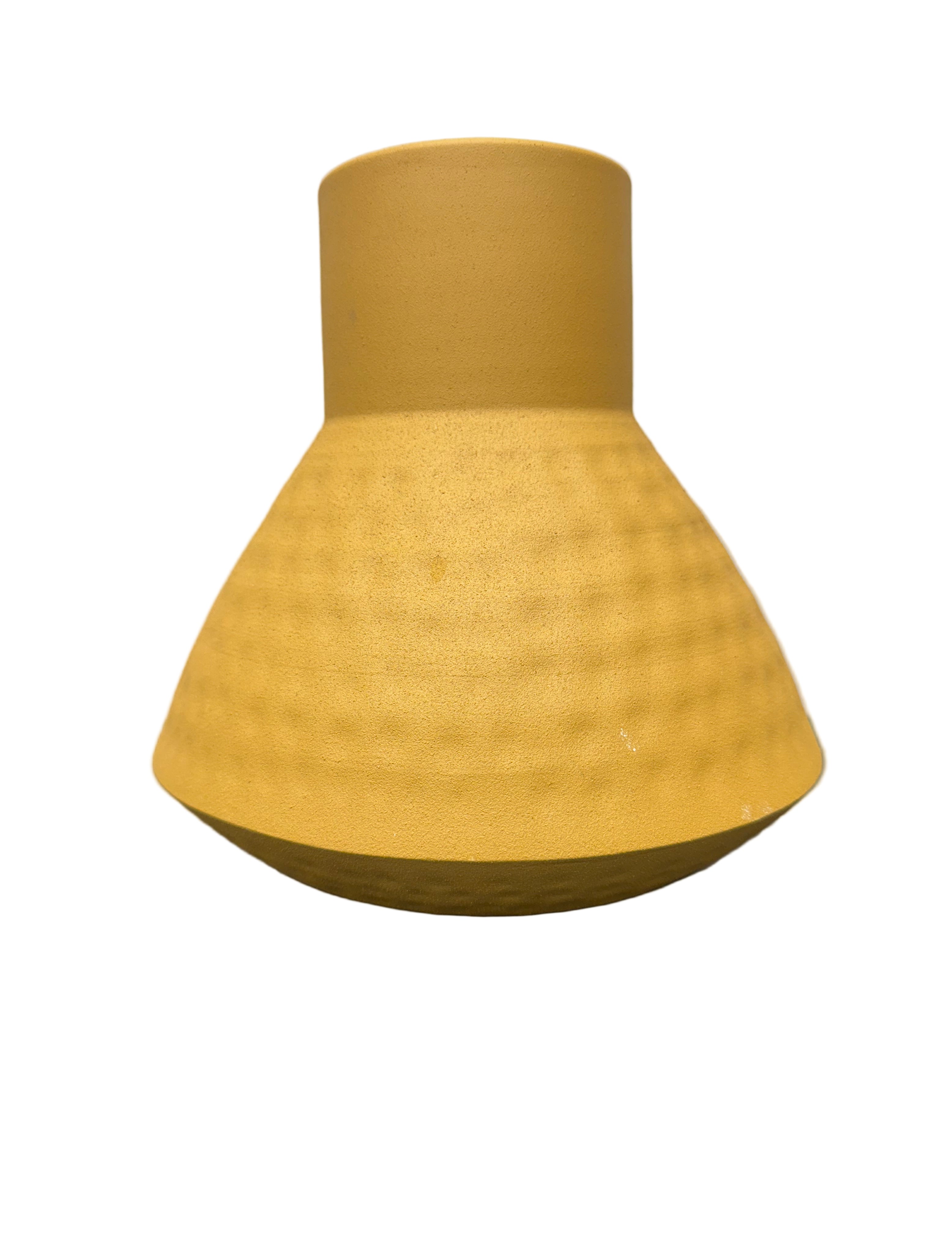 Isira Vase in Mustard by Bloomingville