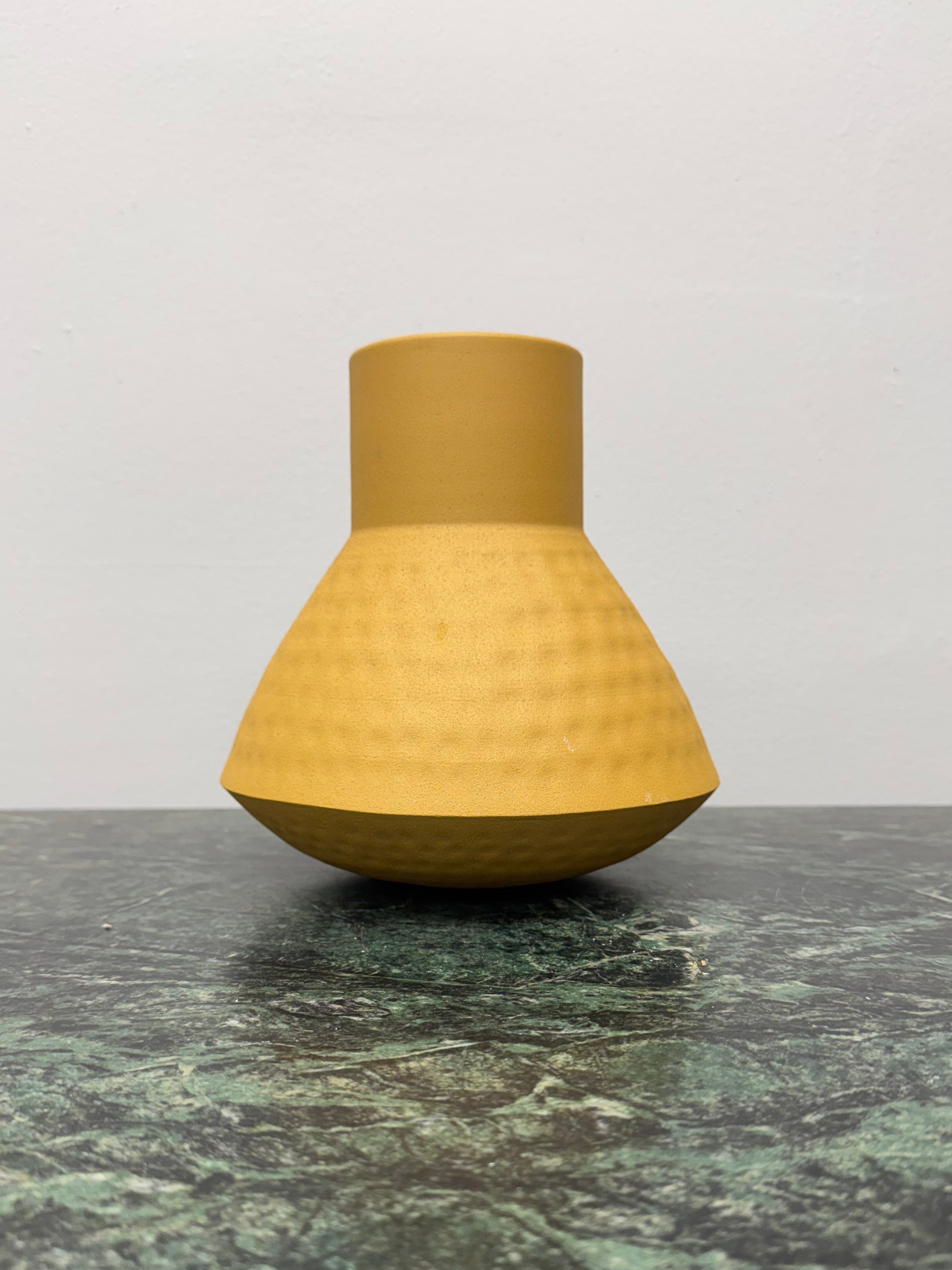 Isira Vase in Mustard by Bloomingville