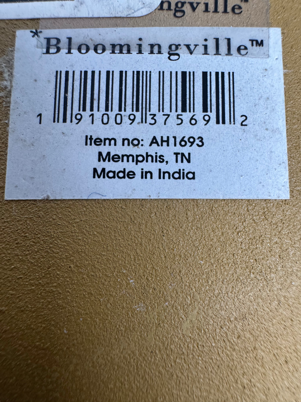 Isira Vase in Mustard by Bloomingville