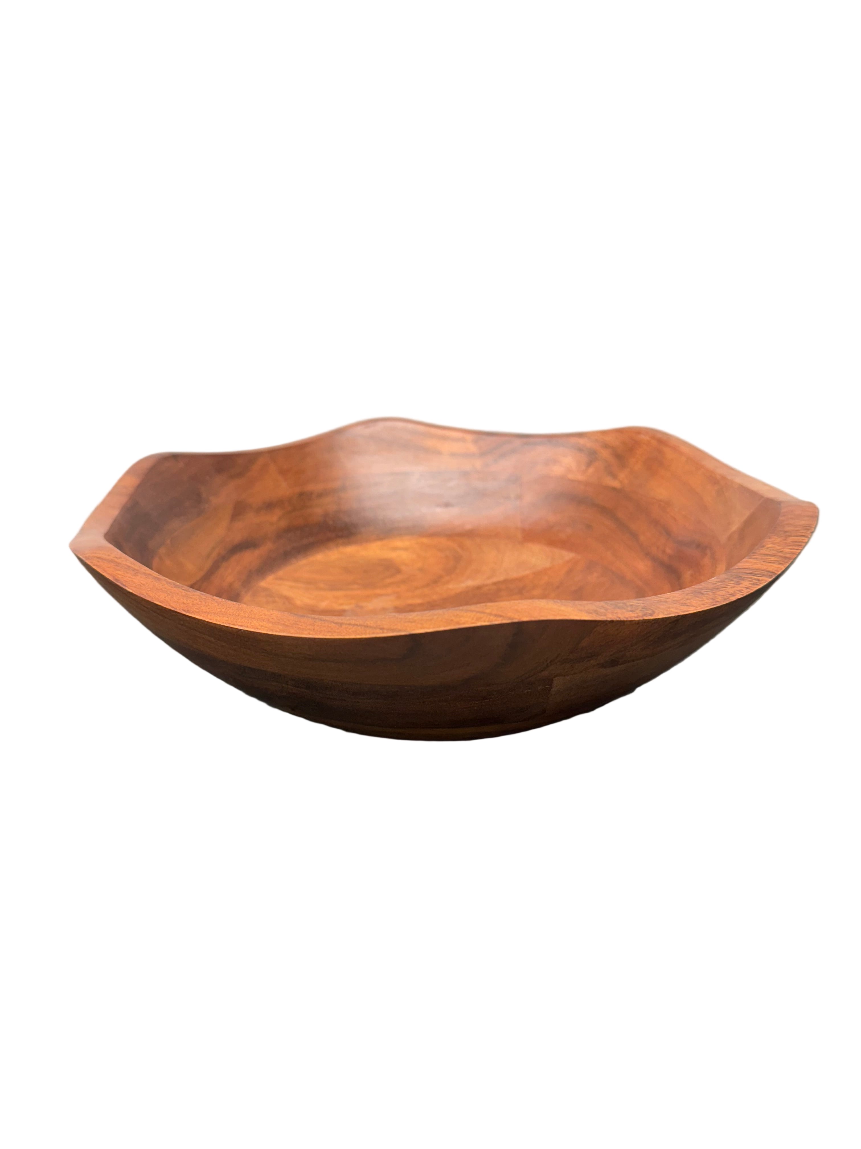 Coton Colors - Fundamental Wood 11 in. Ruffle Bowl by Laura Johnson
