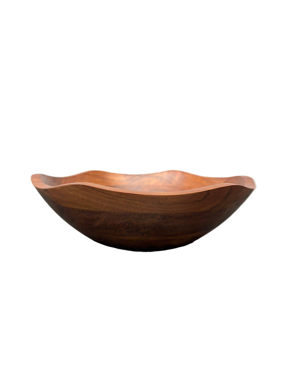 Coton Colors - Fundamental Wood 11 in. Ruffle Bowl by Laura Johnson