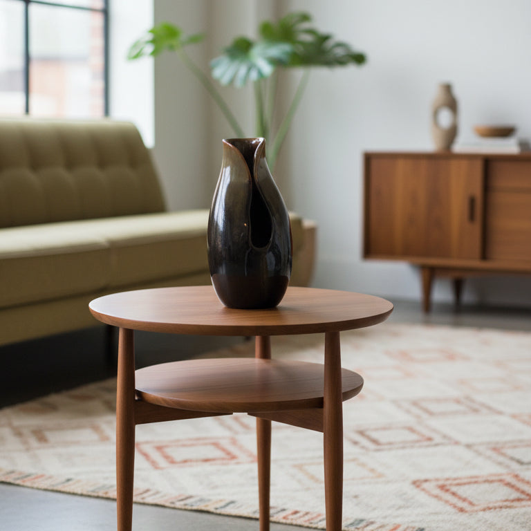 8" Green Khimani Ceramic Vase