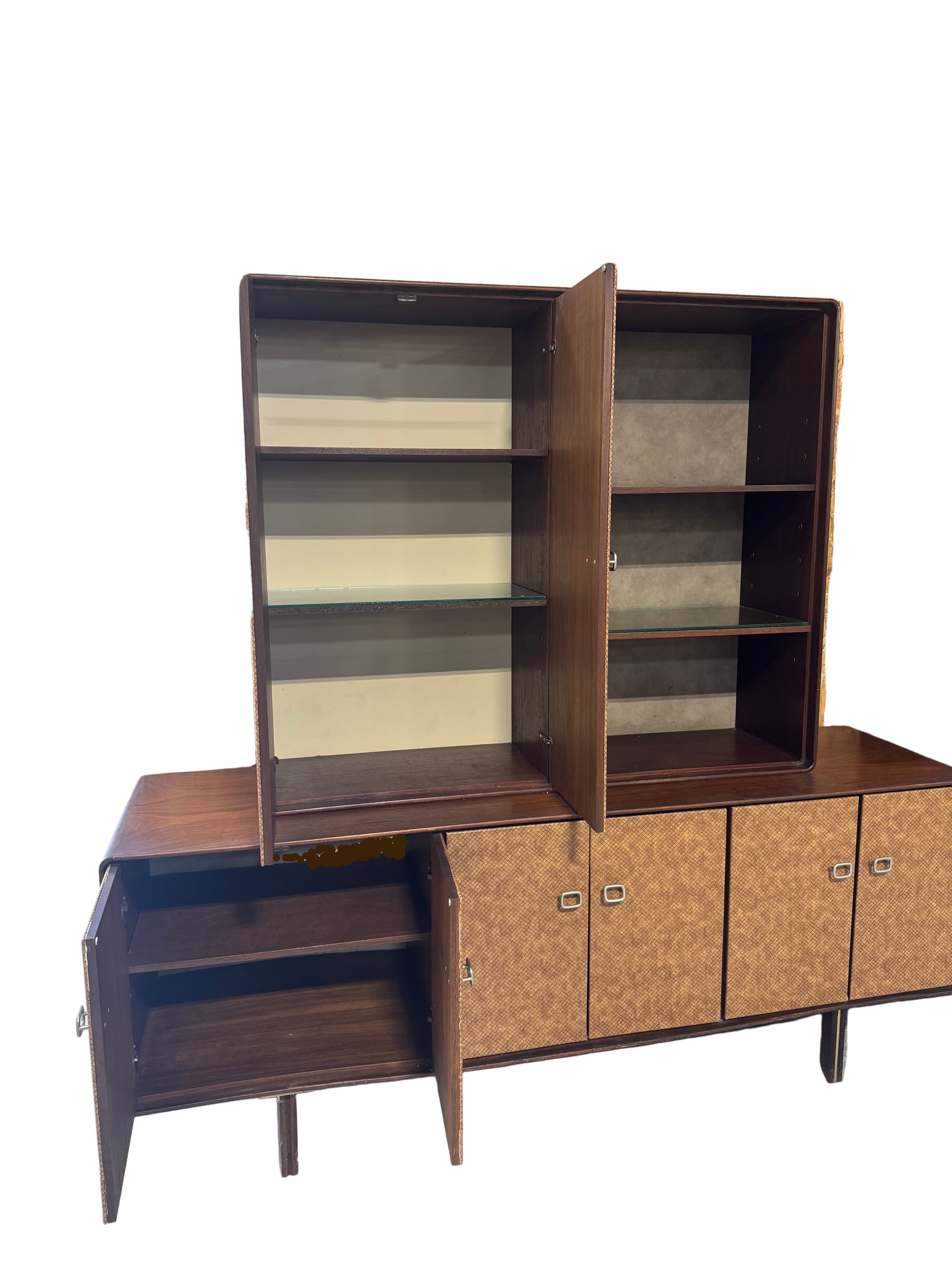 Vintage Mid Century Modern Credenza Cabinet