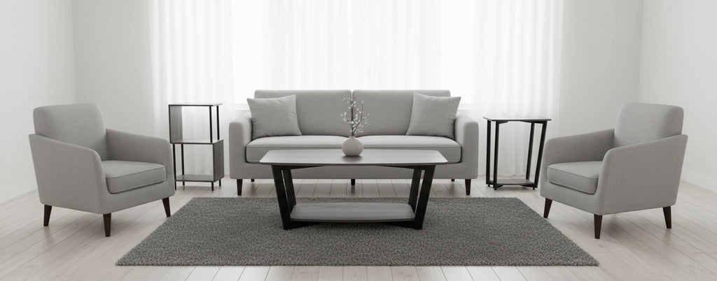 Convenience Concepts Graystone 3 Tier Side Table