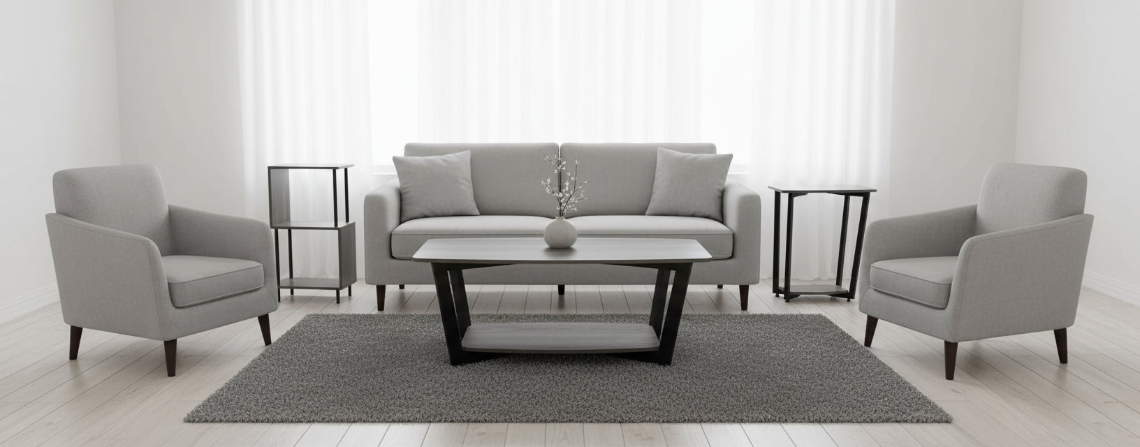 Convenience Concepts Graystone Coffee Table