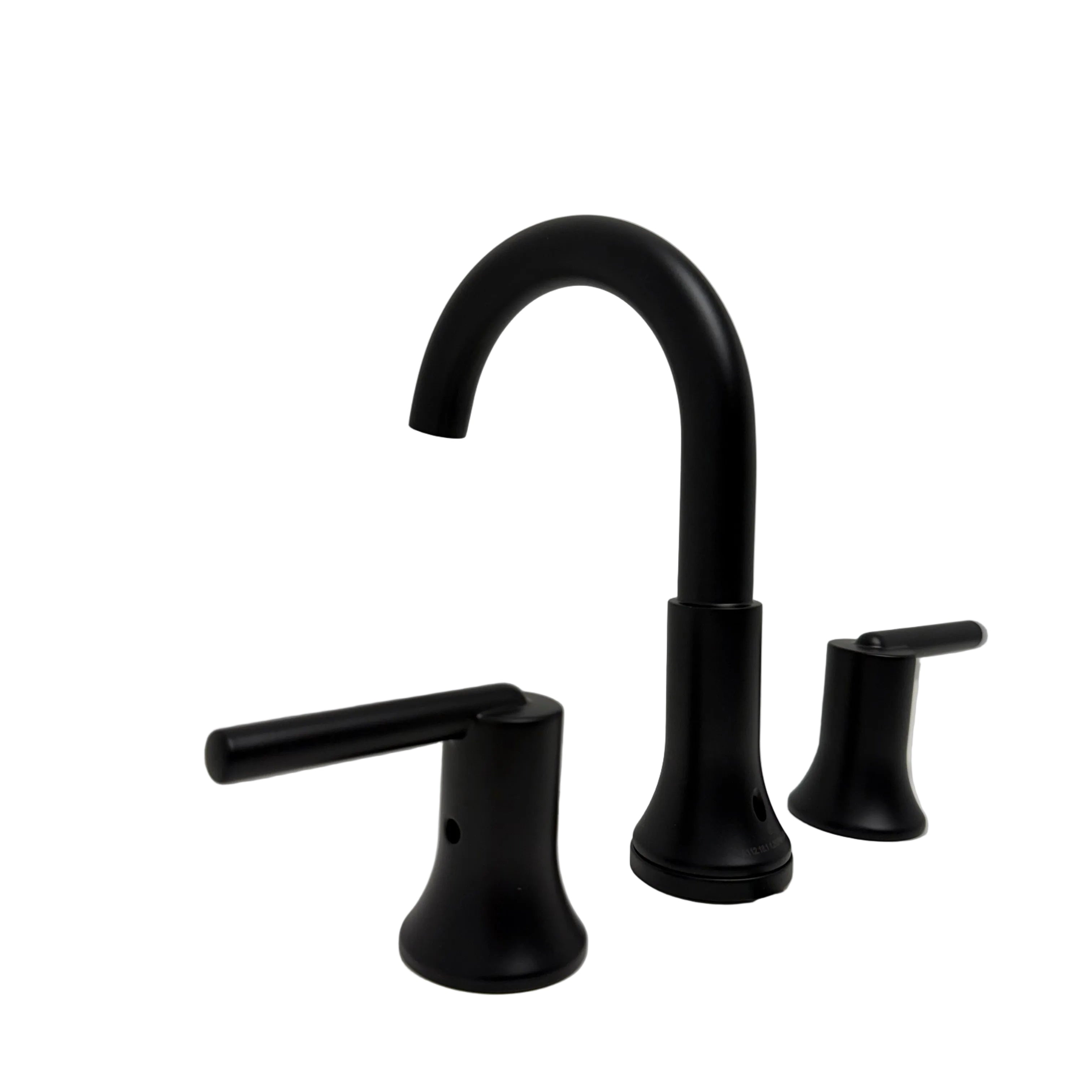 Delta Two Handle Widespread Bathroom Faucet  Black (3559-BLMPU-DST)