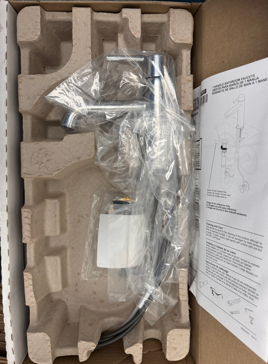 Delta Trinsic Single Handle Lavatory Faucet Less Pop Up (559LF-LPU)
