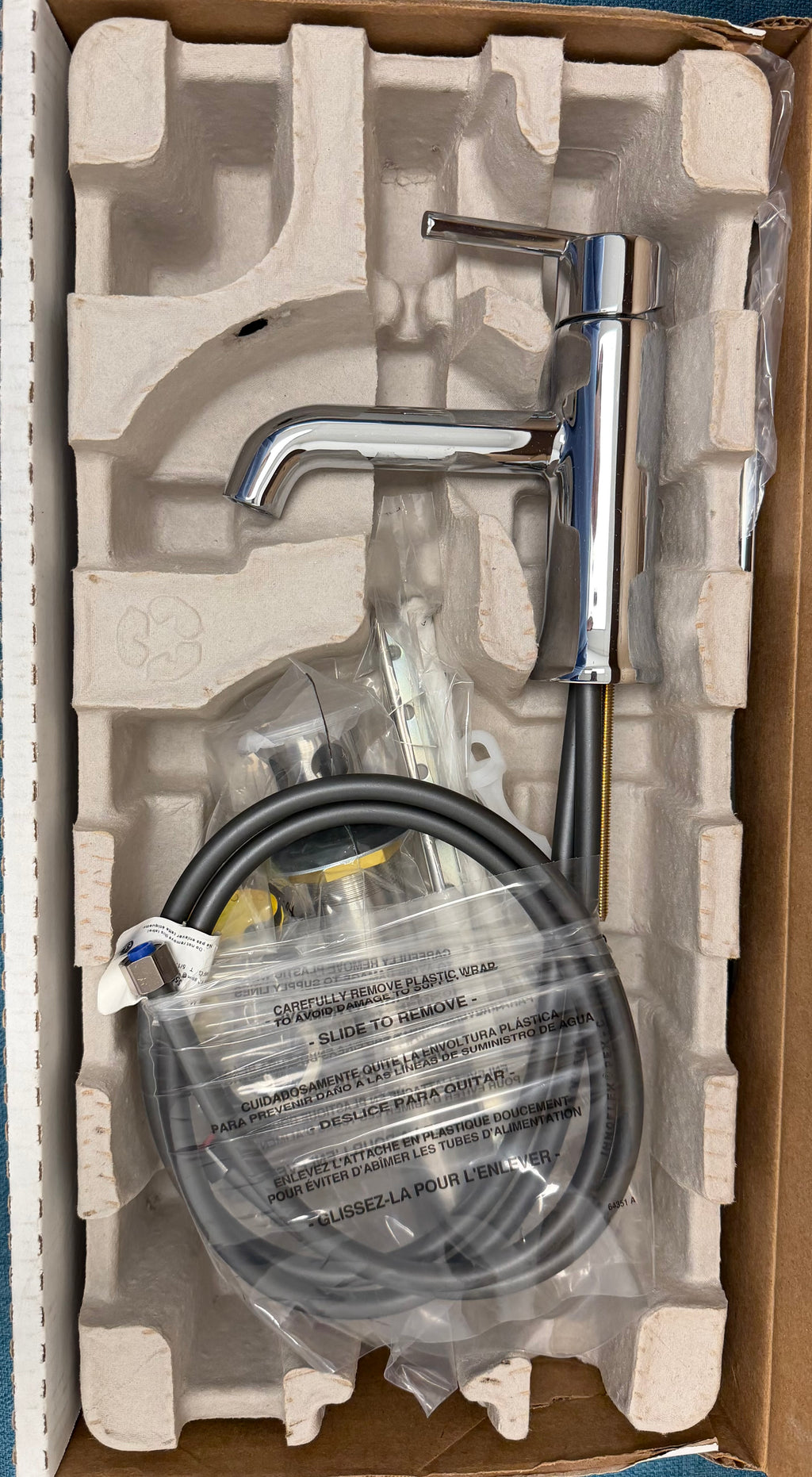 Delta Trinsic Single Handle Bathroom Faucet in Chrome (559LF-MPU)