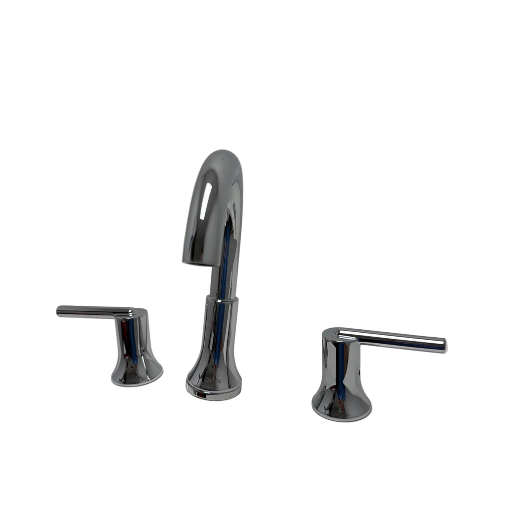Delta Two Handle Widespread Bathroom Faucet in Chrome (3559-MPU-DST)