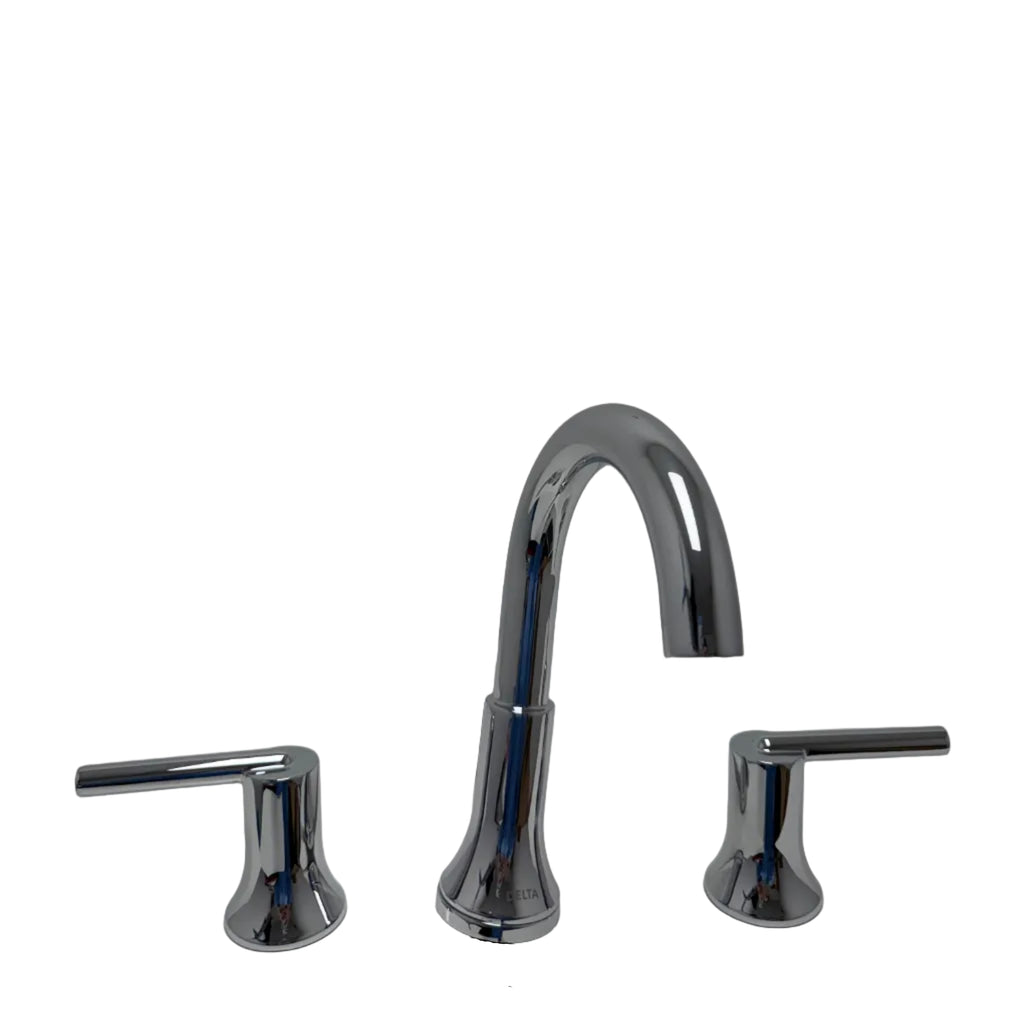 Delta Two Handle Widespread Bathroom Faucet in Chrome (3559-MPU-DST)