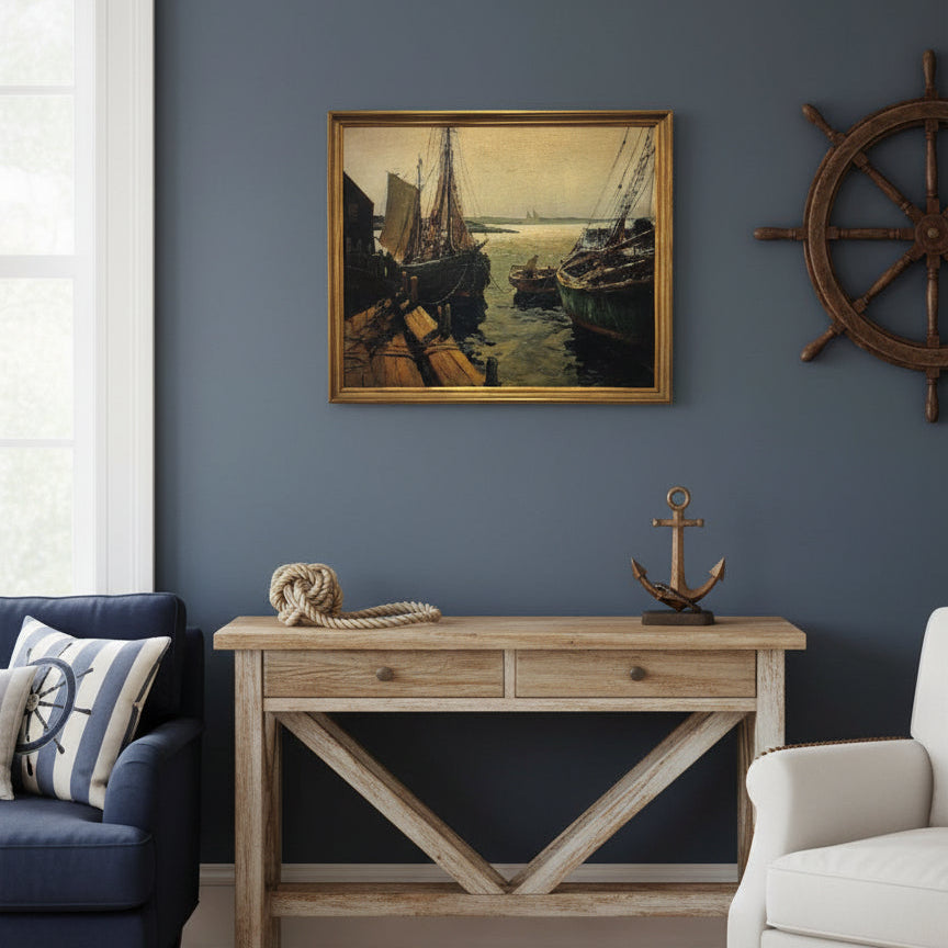 Framed print "Misty Morning" by Anthony Thieme