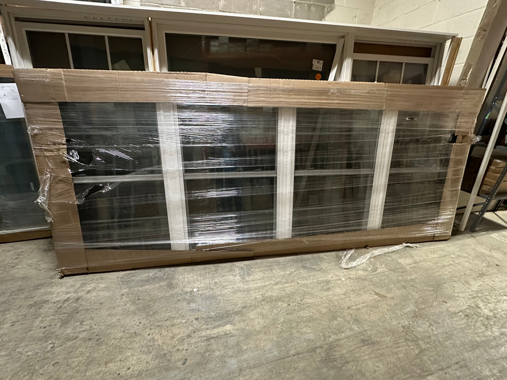 Simonton 6100 Series Double Hung 4-Panel Window - 142.5" W x 57" H