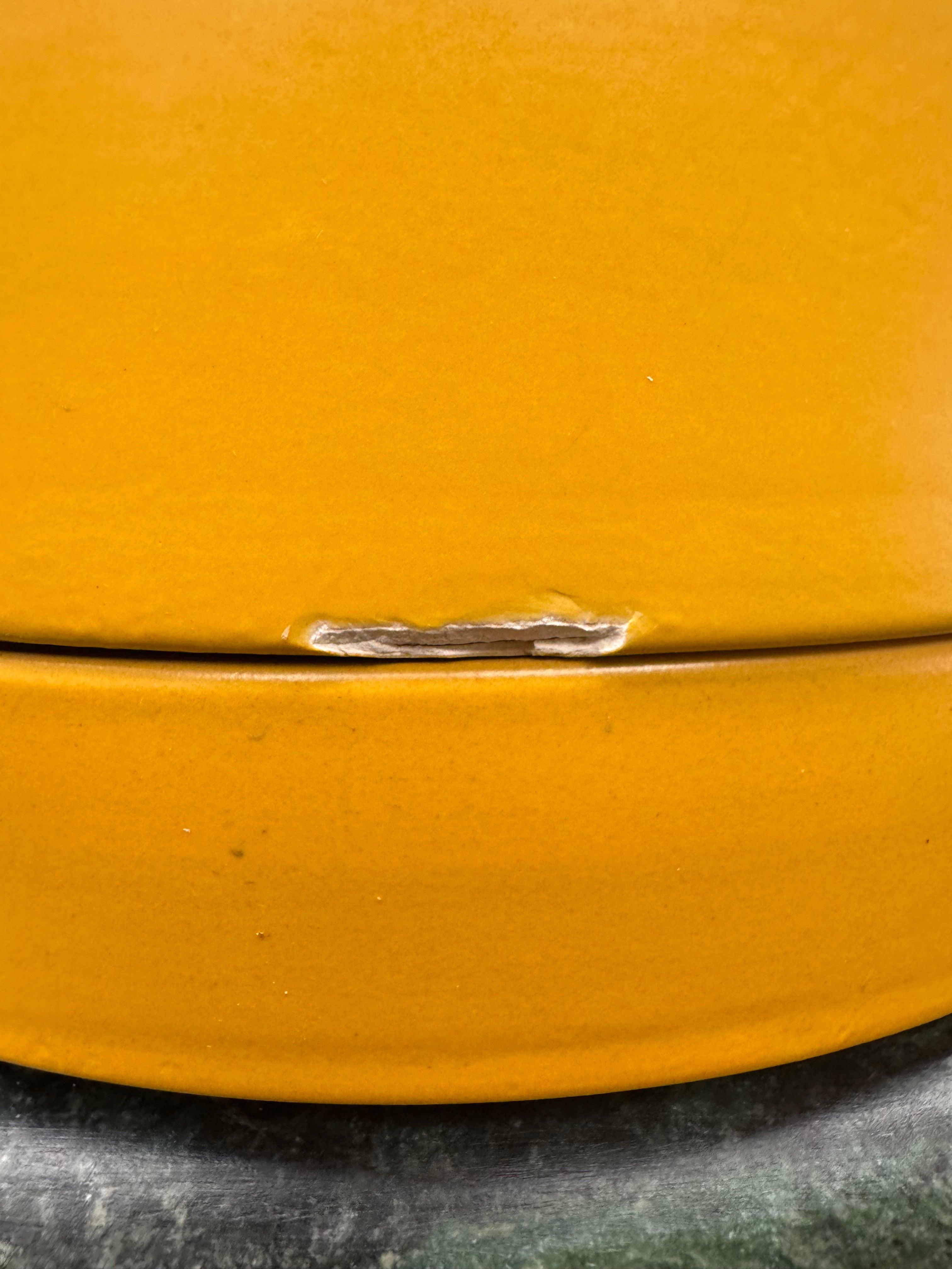 Cylinder Planter in Mustard Yellow